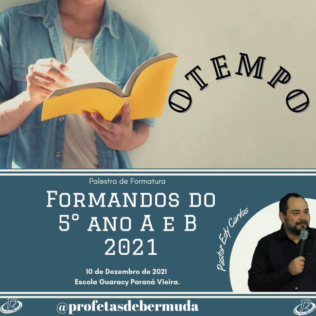 Palestra de Formatura, formandos do 5 ano A e B